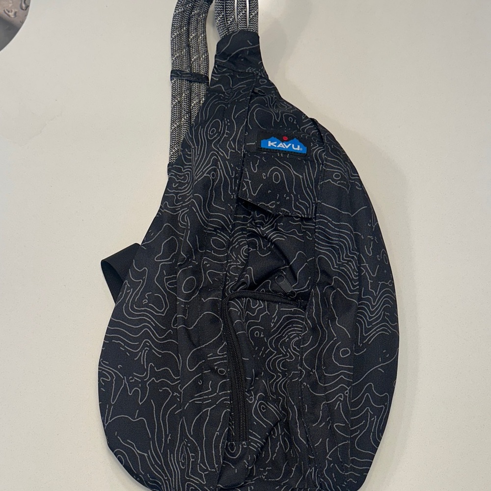 Kavu Black and Gray Backpack